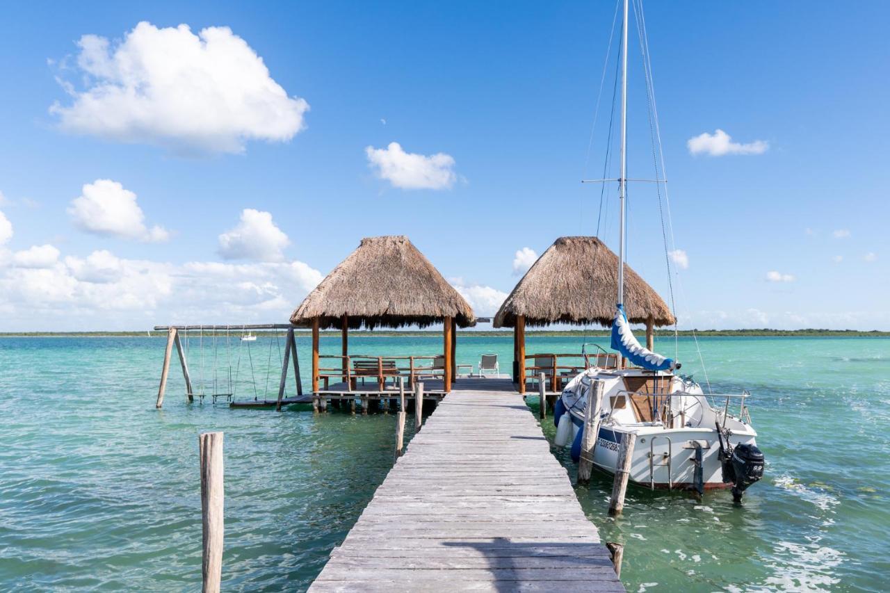 Exclusive Palafito @ Bacalar Lagoon Front Exteriér fotografie